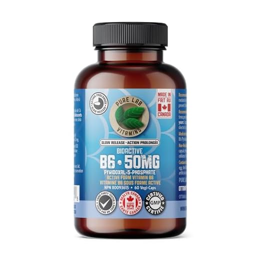 Pure Labs Bioactive B6 Slow Release Tablets