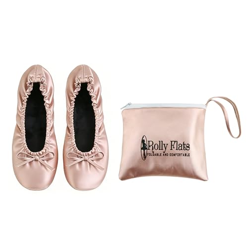 Image of Women's Foldable Ballet Flats - Portable Flat Shoes for Travel and Wedding that Fit in Your Purse