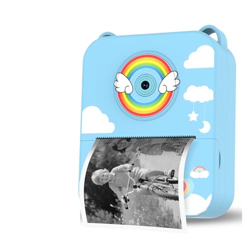 Jouet appareil photo instantané bleu ciel idéal cadeau enfant