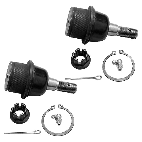 Image of Detroit Axle - 14mm Front Inner & Outer Tie Rods + Lower Control Arm Brackets + Lower Ball Joints + Sway Bars Replacement for Chevy Trailblazer EXT GMC Envoy Olds Bravada - 10pc Set
