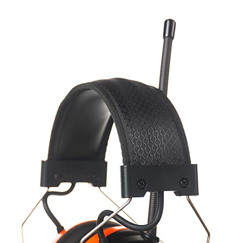 PROTEAR Gehörschutz mit Radio AM FM,MP3-kompatibel,für Industrie,BAU und Mähen Professionelle Lärmreduzierung,SNR 30dB(Orange) - Image 7