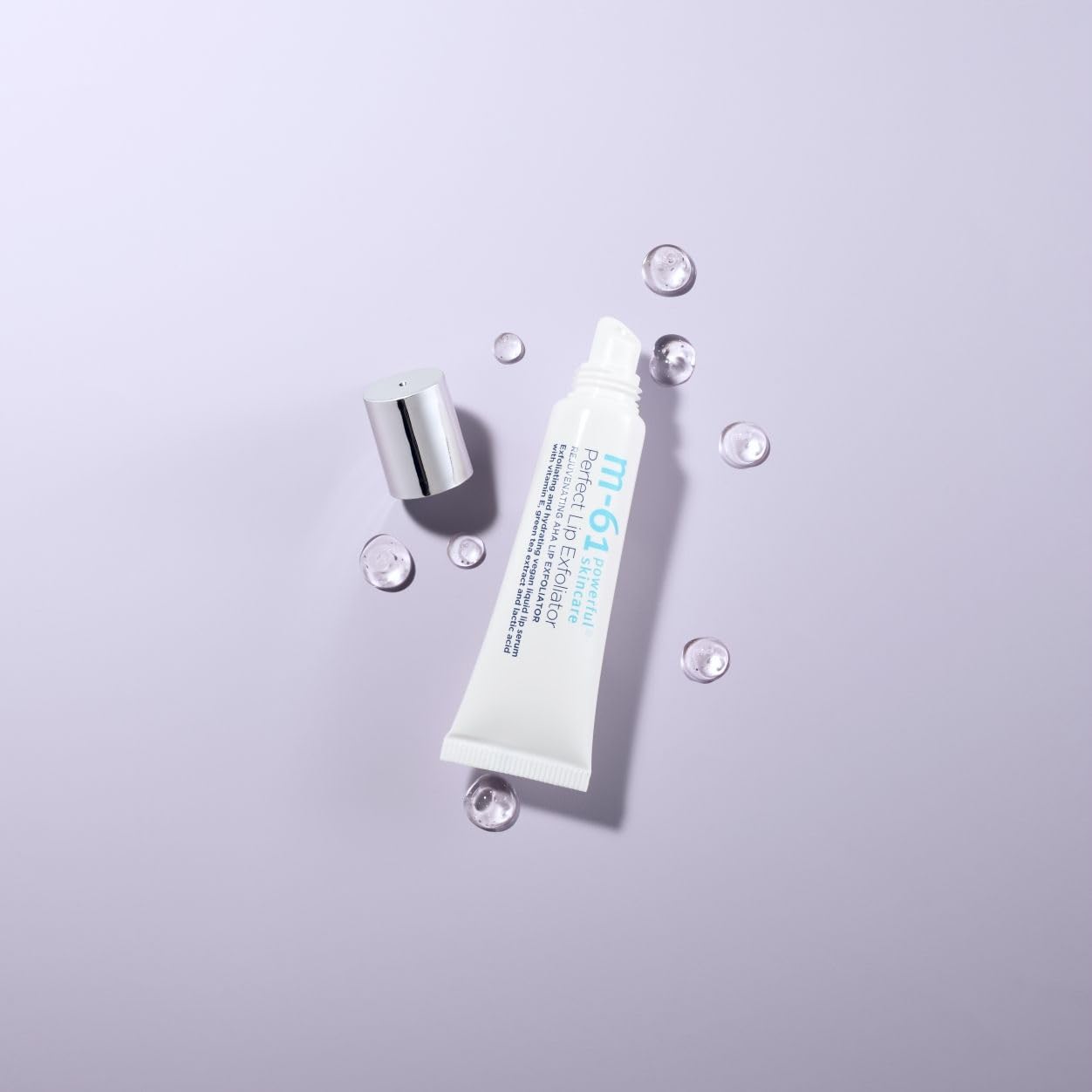 m-61 Perfect Lip Exfoliator | Cooling, Leave-On AHA Liquid Exfoliating Serum Lip Treatment