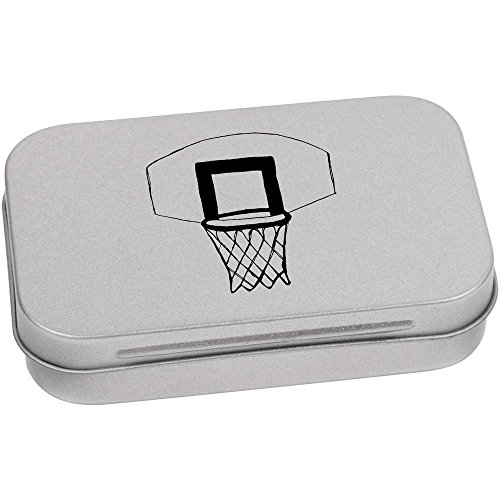 Azeeda 95mm 'Basketball Net' Metal Hinged Tin/Storage Box (TT00012897)