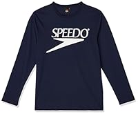 Speedo Unisex Adult's Vintage Long Sleeve Shirt, Navy, Medium