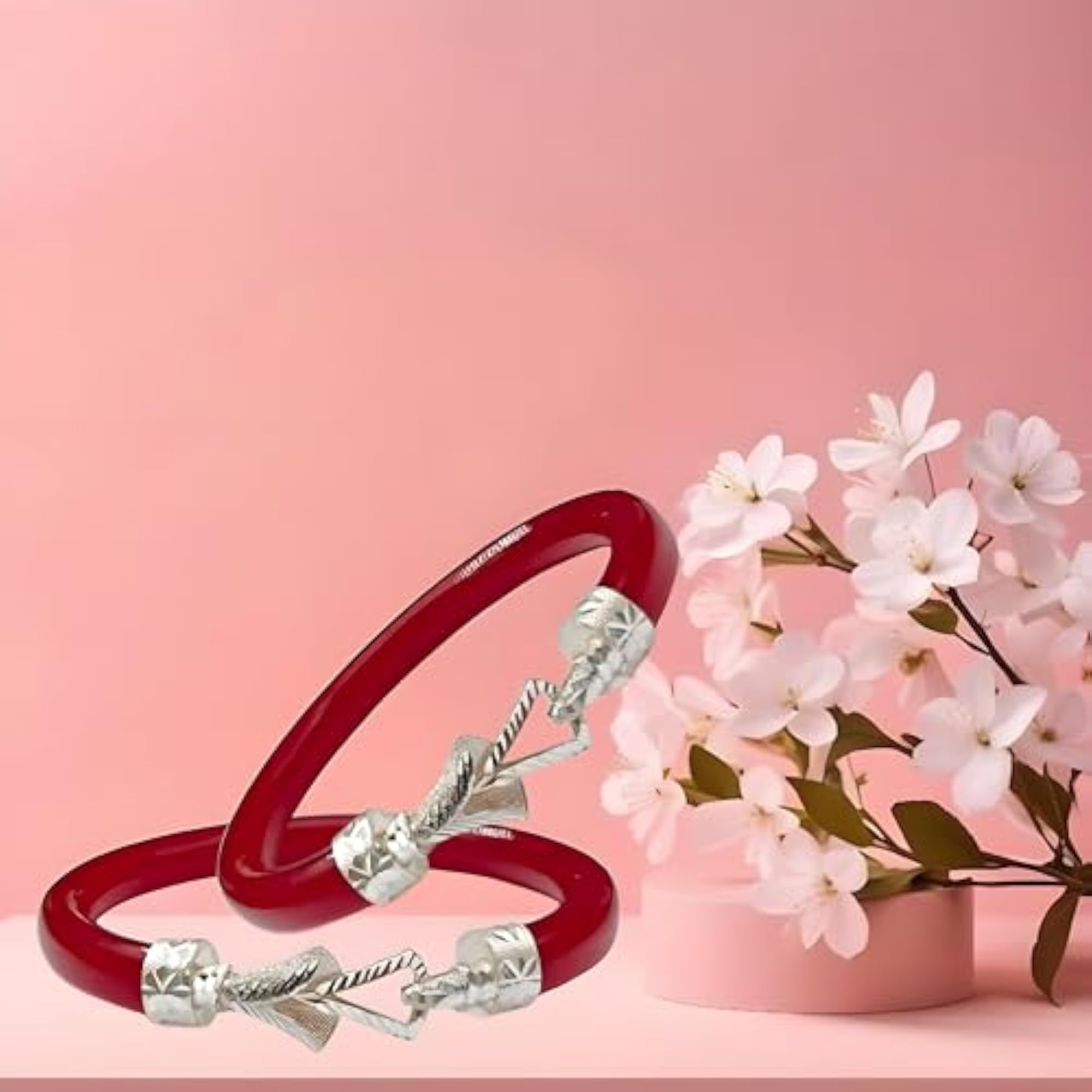 Parasmoni Sterling Silver Bangle for Women, Elegant Gift