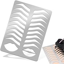 Microblading Double-Sided Eyebrow Tattoo Templates Professional Eyebrow Stencil Shaping Template Practice Skin for Eyebrows Microblading Supplies