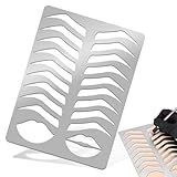 BAMTTOO Microblading Double-Sided Eyebrow Tattoo Templates Professional Eyebrow Stencil Shaping Template Practice Skin for Eyebrows Microblading Supplies