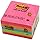Post-it Pop-up Notes, 3" x 3", Assorted, 100 Sheets Per Pad, 5 Pads