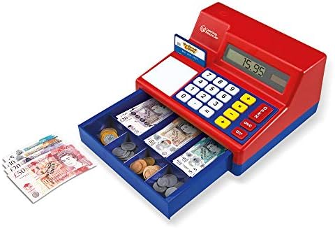 Learning Resources Pretend & Play Calculator Cash Register with Canadian Currency - 73 Pieces, Ages 3+ Kids Cash Register,, Pretend Play Money for Kids 8 41mkIoOBiSL. AC