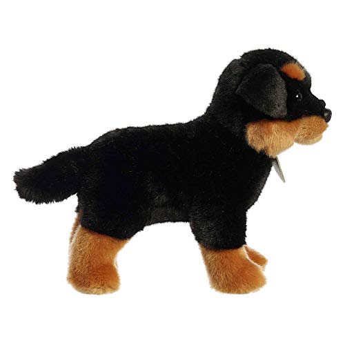 Pelúcia Cachorro Rottweiler da Série Miyoni Aurora 20cms Altura