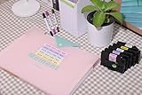 Aken Compatible TZe Label Tape 12mm with Brother P Touch Label Printer Tape Compatible with Brother PT-1000 H100R H110 D210 D400, Black on Yellow/Green/Pastel Purple/Pink/Blue - Image 8