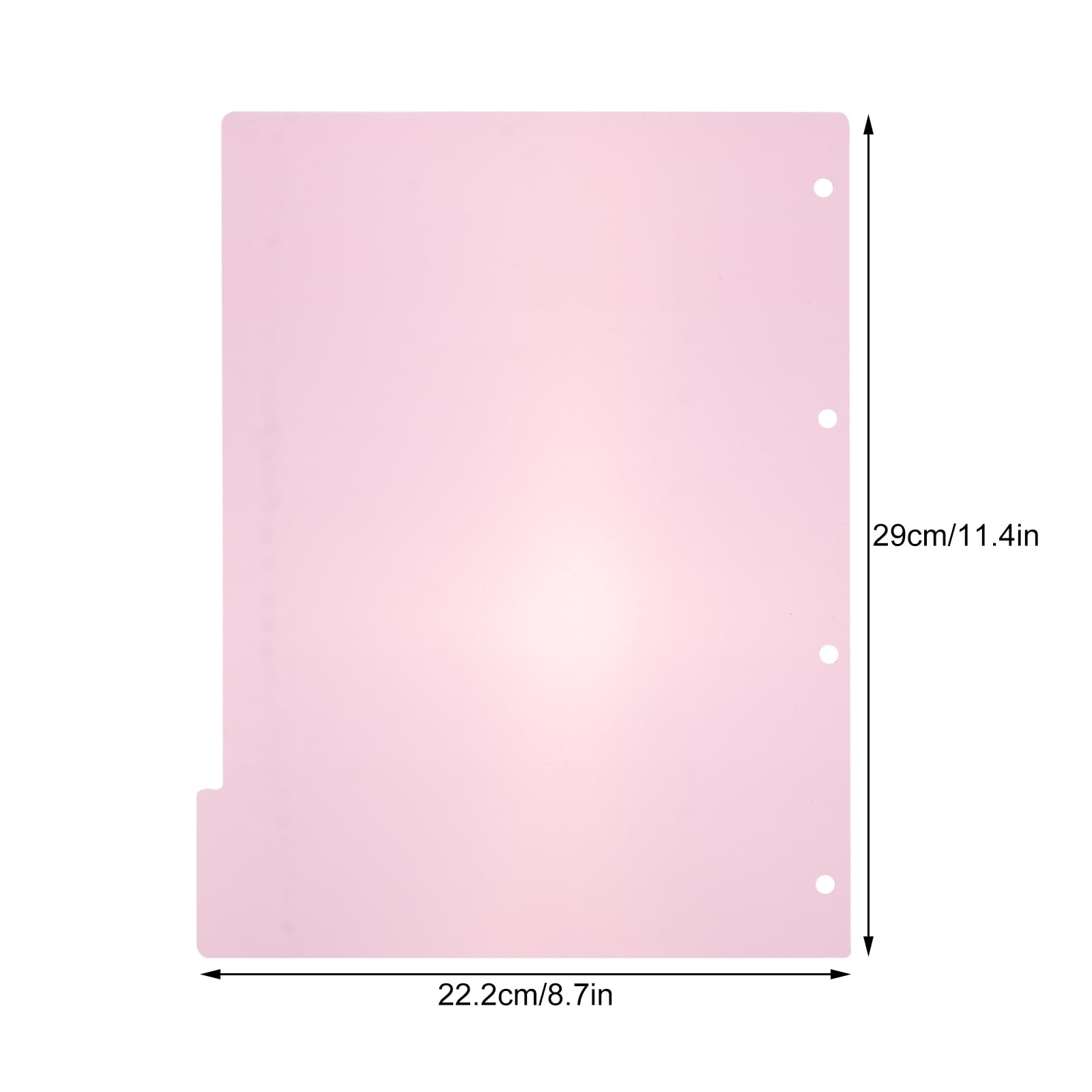 10pcs Binder Dividers Labels Multicolor Paper Tabs for Office Index Dividers with Smooth Surface for Organizing Files and Documents - Image 2