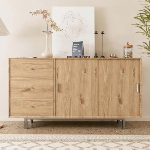 Image of HOME13 Wood Grain Wallpaper Peel and Stick Wood Contact Paper Self Adhesive Removable Thickend Wooden Wall Paper for Cabinets Drawer Shelf Liner Waterproof(24x78 Inch, Natural Oak)