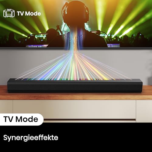Hisense HS1000, 2.0 Kanal Soundbar, 120W max Audio Power, Dolby Audio, DTS Virtual:X, Voice Enhanced, TV Mode, EzPlay