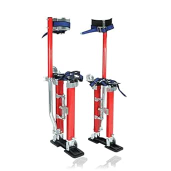 15"-23" Adjustable Drywall Stilts - Aluminum Painter Stilt