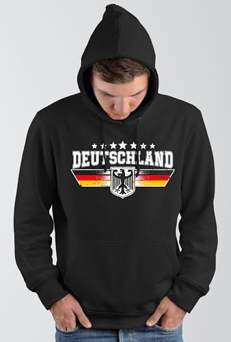 UGLYSHIRT München Kapuzenpullover Herren - Skyline Design Für Echte Fans