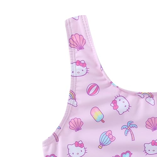 Hello Kitty Sanrio Girls Swimsuit UPF 50+ One Piece Bathing Suit for Big Kids2