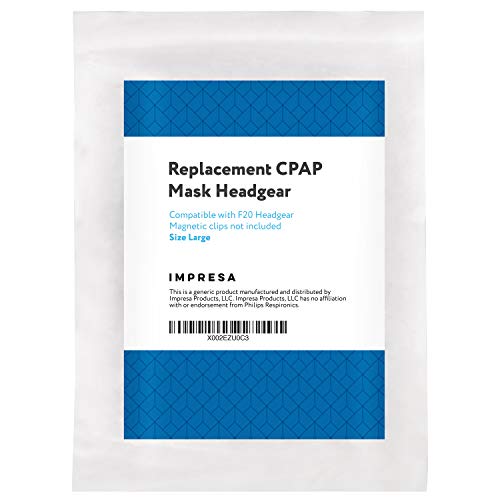 image for Impresa Replacement Headgear Compatible with Resmed AirFit™ F20 (Lar