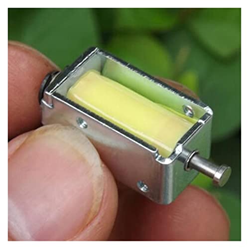 Micro solénoïde électroaimant 12V DC à tige push pull 4mm et aimant à aspiration pour robotique - 4