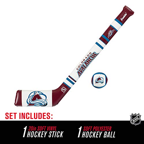 Image of Franklin Sports NHL Team Mini Soft Hockey Stick Set - NHL Team Soft Foam Mini Hockey Stick and Ball - Great Toy for Kids