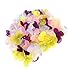 TINKSKY Swim Cap Swimming Hat Floral Petal Stylish Bathing Caps Size L gift for Women (Colorful)