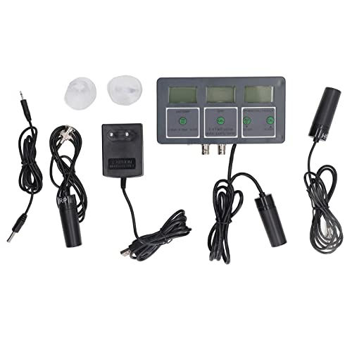 Multiparameter-Wasserqualitätstester S.G PH EC SALT ORP TDS CF TEMP 8 in 1 Wiederaufladbarer 24-Stunden-Online-Überwachung Digitaler Wassertester für Aquarien