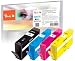 Produktbild Peach H364XL bk, c, m, y Spar Pack Druckerpatronen mit Chip kompatibel zu HP Nummer 364XL