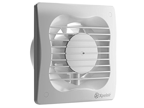 Xpelair VX150T 93227AW Kitchen/Bathroom Wall or Ceiling Extractor Fan with Timer - White (for use with 150mm / 6 Inch Ducting)