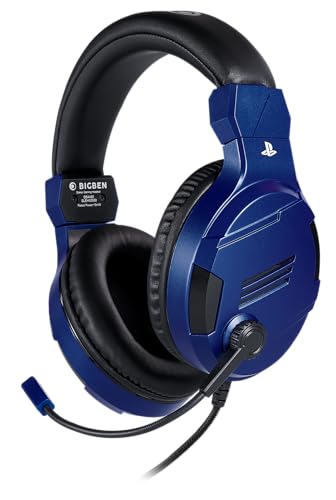 Image of Big Ben Nacon Stereo Gaming Headphones Wired Over Ear Headset V3-Blue