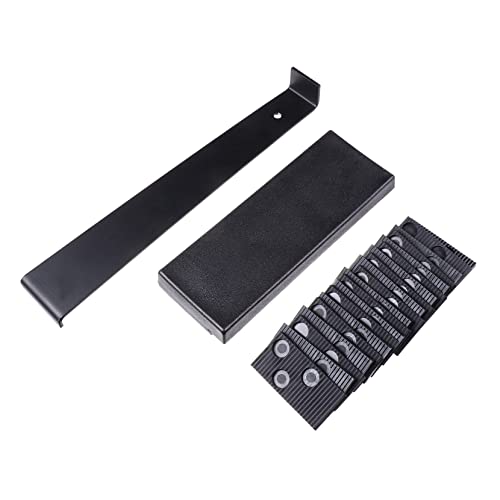 BUTIFULSIC 22pcs Spacers Floor Installation Tools for Hardwood Plank Parquet Floor Black Seam Roller Easy Install Kit
