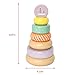 LEO & FRIENDS Wooden Stacking Toys,100% Non-Toxic Australia Origin Montessori Toys for Toddlers One Year Old and Up,Early Educational Baby Toys 12-18 Months