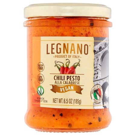 Legnano 295269 6.5 oz Vegan Pesto Chili Calabrese Pack of 6