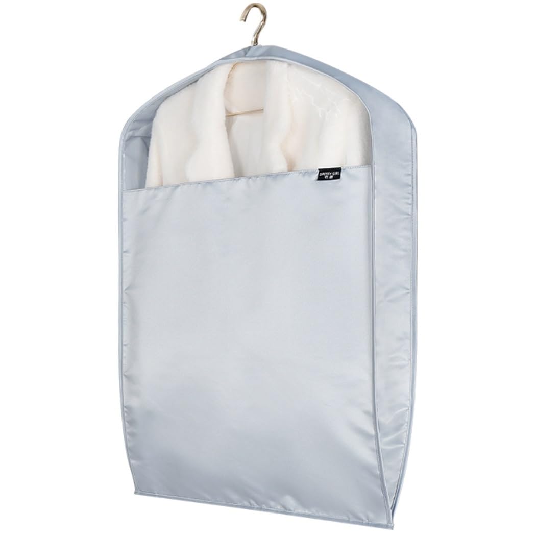 Coat Garment Bags Suit Cover 3.5" Gussetes Suit Bags Hanging 2 Pack Garment For Travel, Clothes Bag Clothes Protectors(D,140 * 58cm)