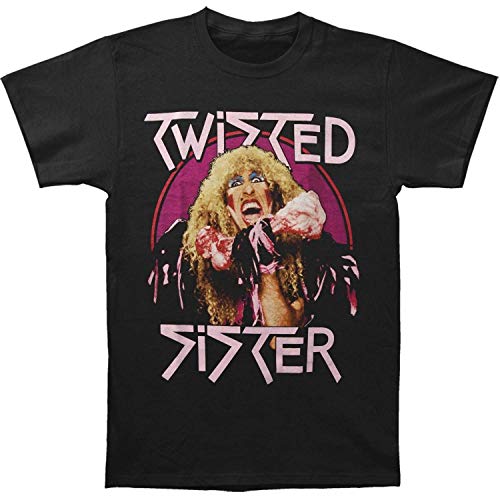 Twisted Sister Men's Glam Photo T-Shirt Black Cover