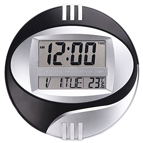 Horloge LED murale design bleu azur pour sublimer et organiser votre espace home office