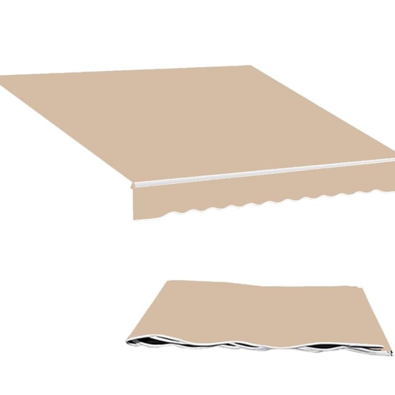 Store banne Auvent de Patio rétractable, Tissu de Remplacement, Protection UV, Couverture de Pare-Soleil en Polyester for l'ombre et Les intempéries auvent(3㎡)