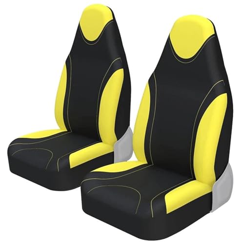 Housses siège voiture universelles jaunes pour baquet de Hyundai Tucson