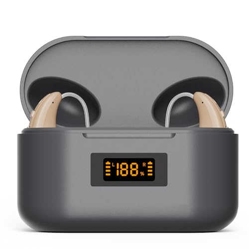 Soundure Rechargeable Hearing Aids for Seniors with Smart Chips for