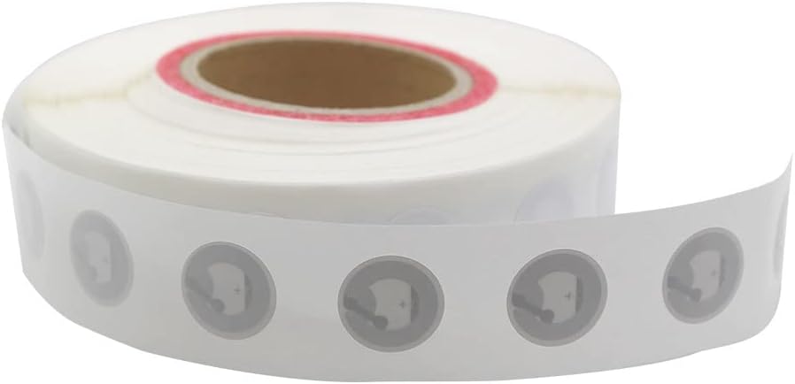50 Pieces Fongwah NTAG213 Tag Stickers, 25mm Diameter, NFC 213 Labels for Smart Homekit and Auto Task