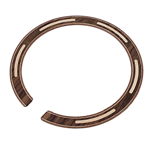 GALPADA Rosewood Guitar Inlay Sticker Decorative Sound Ring for Acoustic Classical Guitars Durable High Grade Material Precision Crafted Design for Enhanced Aesthetic
