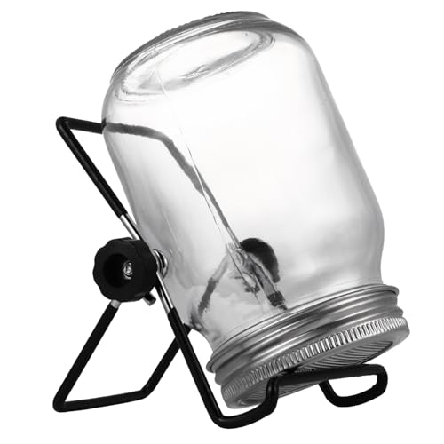 SEWOART Kit Germinatore Barattolo per Germogli in con Supporto e Rete per Crescita Germogli Broccoli Alfalfa Ravanello in Casa