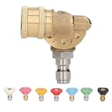Yctze 7-teiliges Hochdruckreiniger-Düsenspitzen-Set mit 4500 PSI-Kupplung und...