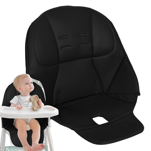 Coussin de chaise de salle à manger bébé en similicuir et éponge premium