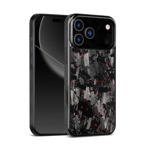 Coque aramide iPhone 17 Pro Max rouge pour éviter les rayures avec charge magnétique intégrée
