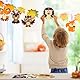 LAMEK 12 Herbst Tier Bastelsets für Kinder Herbst Kreativsets zum Basteln Kreative Kunsthandwerk Bastelhandwerk mit Moosgummi Aufkleber für Jungen Mädchen Herbstszeit Thanksgiving Geburtstag