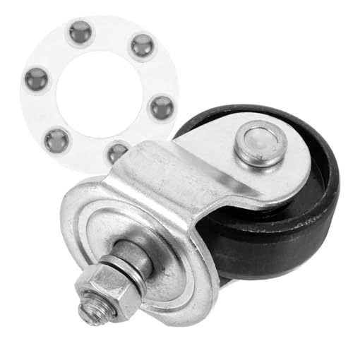 DOITOOL 2 Ton Hydraulic Floor Jack Caster Wheel Replacement Universal Utility Trailer Front Wheel Durable Dual Pump Jack Wheel Part for Car and RV Maintenance