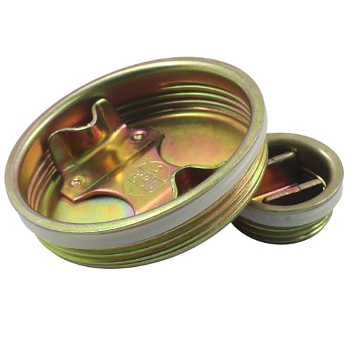 Image of Marvexi 6Pcs Bung Caps for 55 Gallon Drum, Steel Drum Bung Plug 2 Inch Bung Hole Cap 3/4 Inch Barrel Caps, Coated Metal Caps for 55 Gallon Barrel/Industrial Users