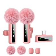 【New Model Lavalier Wireless Microphone】: utilizes state-of-the-art Series V 2.4GHz digital transmission and proprietary , it delivers crystal-clear, incredibly stable audio with a range of up to 20m. True wireless is not restricted, it automatically...