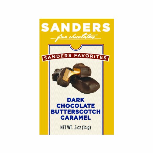 Sanders Favorites Dark Chocolate Butterscotch Caramels, 1.