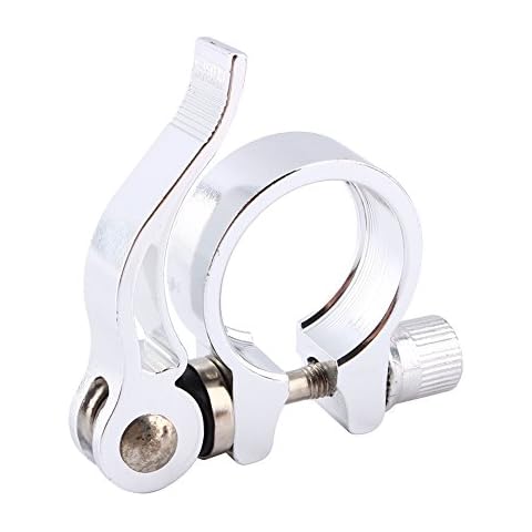 VGEBY Fahrrad Sattelklemme mit Schnellspanner Klemmring und Schnellverschluss Passend Cover